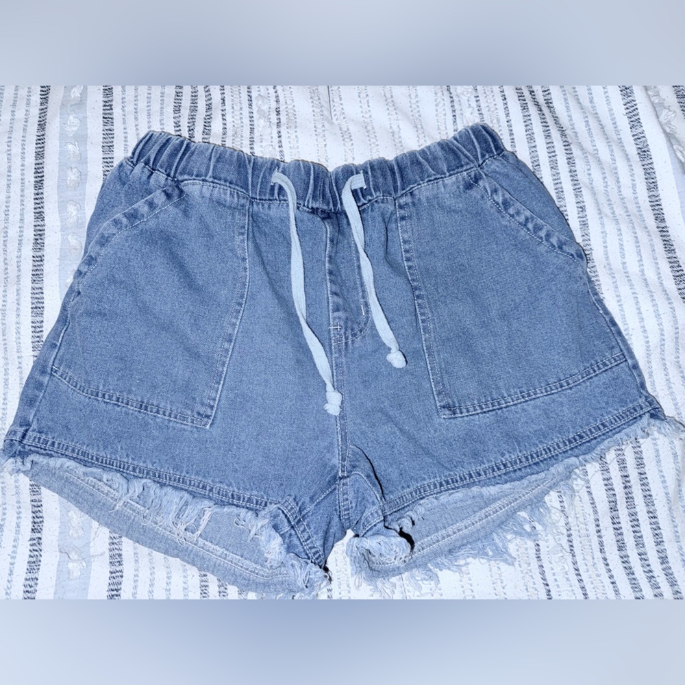 Casual Blue Denim Shorts